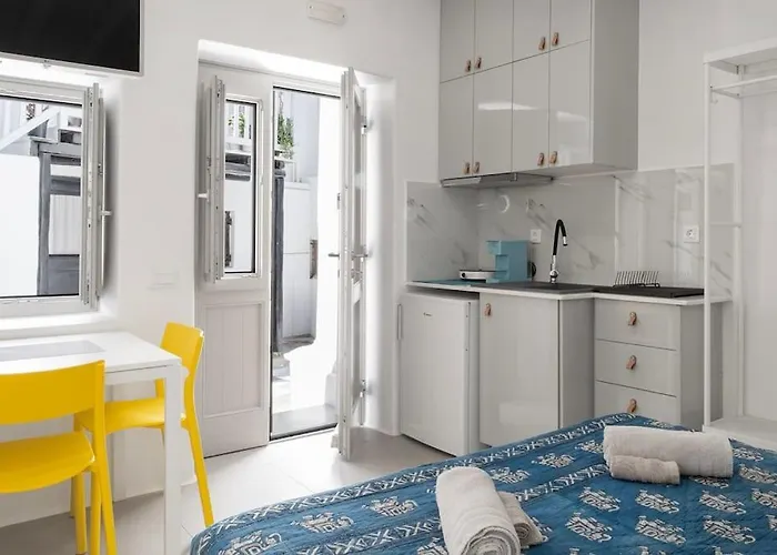 Tatil Evi Mykonos Alley Stars - Anna Star Mykonos Town